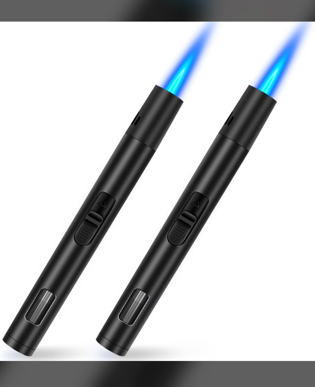 Antorcha recargable tipo lápiz (negra)
