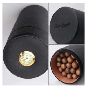 Portable travel humidor for 12 to 16 cigars