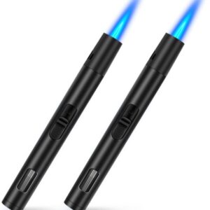 Black pencil torch lighter for cigars